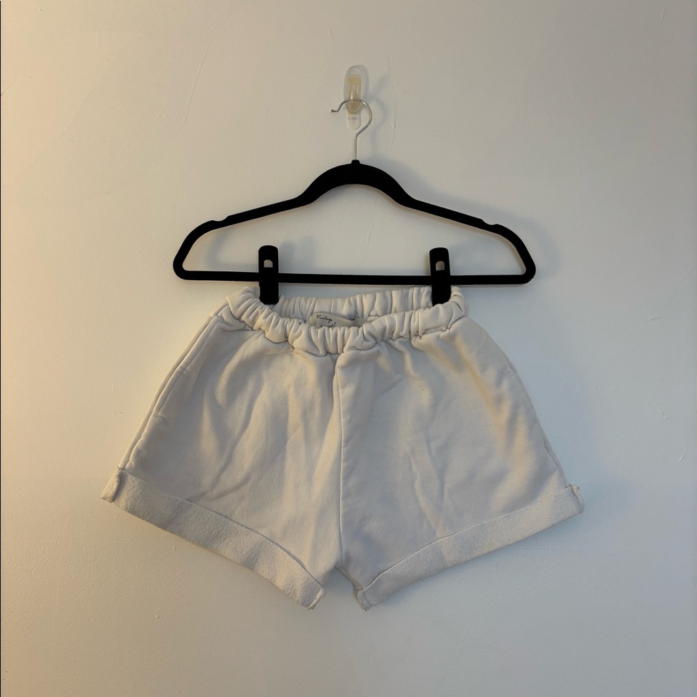 Vintage Havana White Sweatshorts